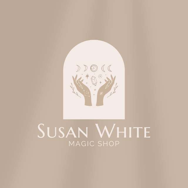 Magic Shop Ad Logo Πρότυπο σχεδίασης