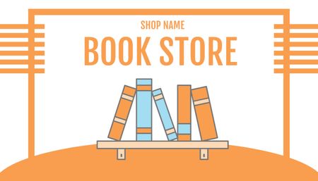 Modèle de visuel Annonce librairie sur Orange - Business Card US