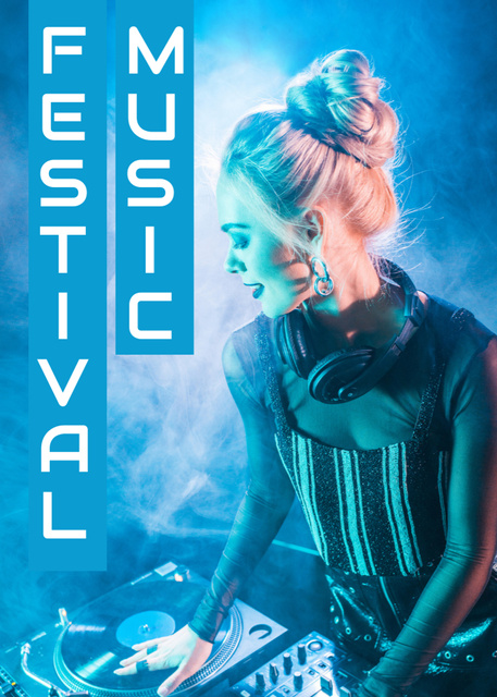 Modèle de visuel Exquisite DJ Music Festival Announcement With Fume - Flayer