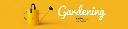 Designvorlage Garden Tools Offer with Watering Can für Ebay Store Billboard