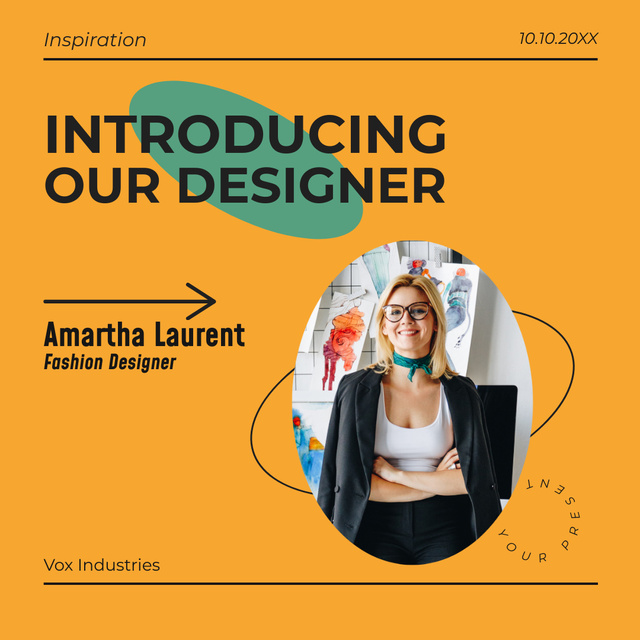 Webinar on Design Fashion Instagram – шаблон для дизайна