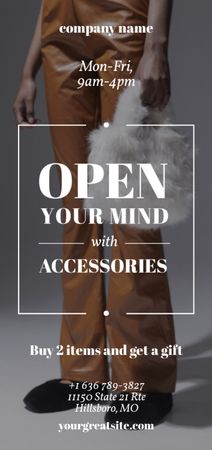 Quote about Accessories Flyer DIN Large – шаблон для дизайна