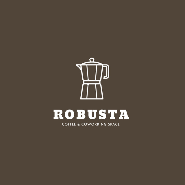 Designvorlage Illustration of Coffee Pot für Instagram