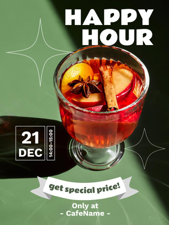 Special Offer of Mulled Wine Poster US Πρότυπο σχεδίασης