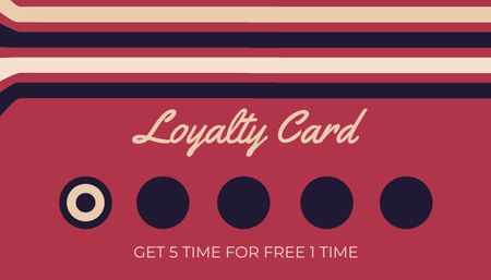 Platilla de diseño Travel Agent Service Loyalty Program Business Card US