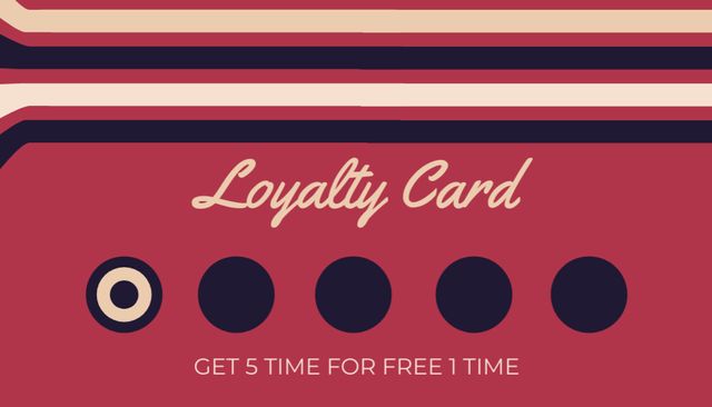 Template di design Loyalty Program by Travel Agent Business Card US