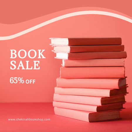 Sensational Books Discount Ad Instagram tervezősablon