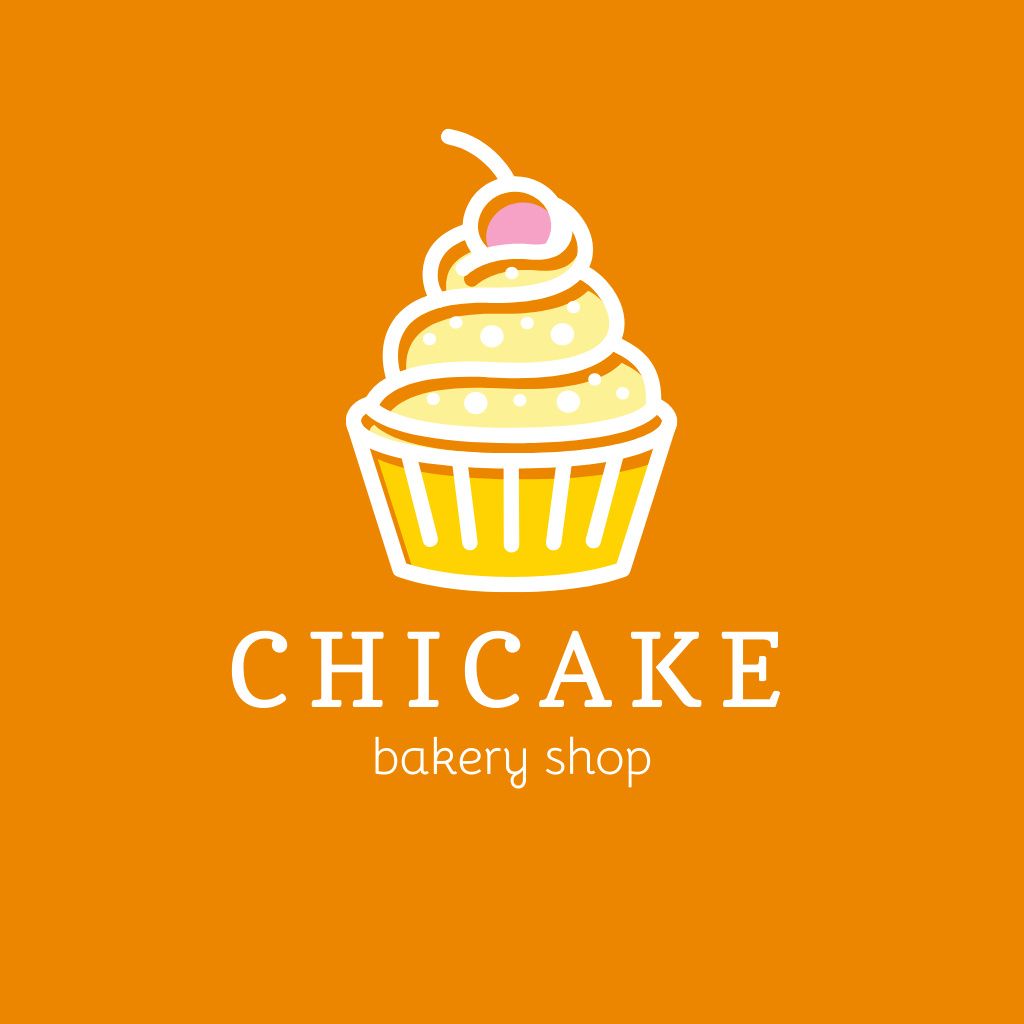 Plantilla de diseño de Bright Emblem of Bakery Shop Logo 