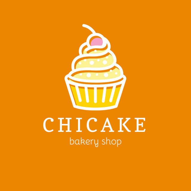 Template di design Bright Emblem of Bakery Shop Logo