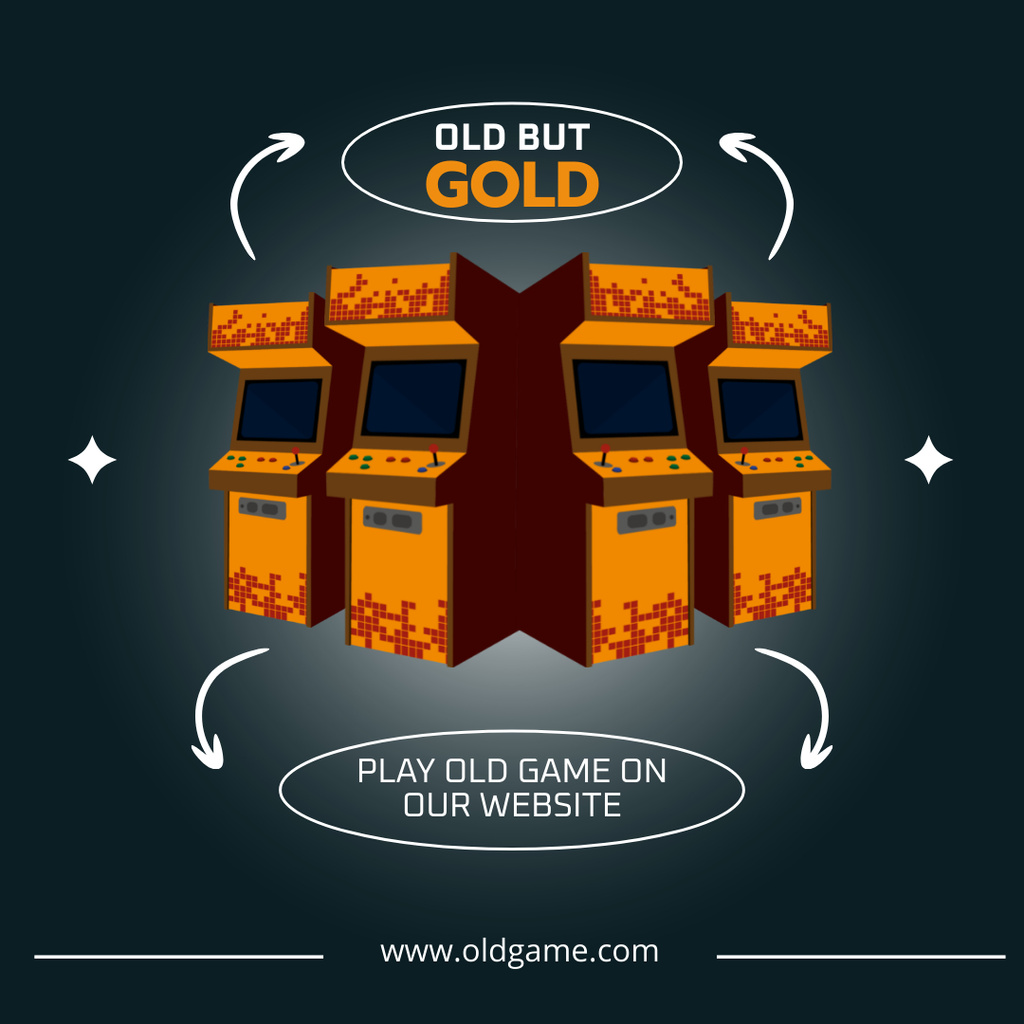 Gambling Website Promotion Instagram Design Template