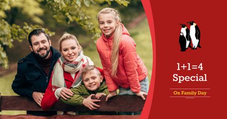 Family Day Special Offer Facebook AD Design Template