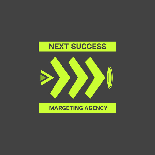 Successful Marketing Agency Service Promotion Animated Logo tervezősablon