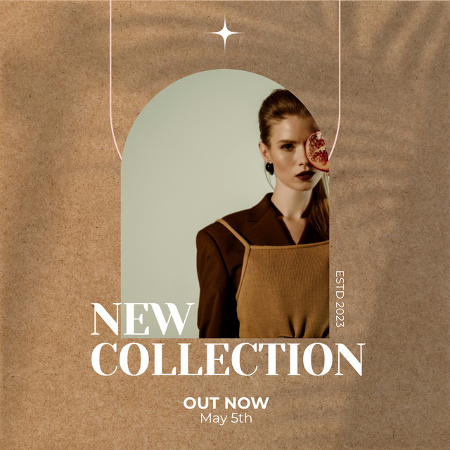 Designvorlage Modern Wear Collection Of May Promotion für Instagram