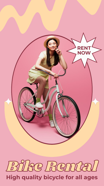 Bicycles for All Ages Instagram Storyデザインテンプレート