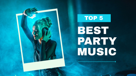 Blog about Best Party Music Youtube Thumbnail Design Template