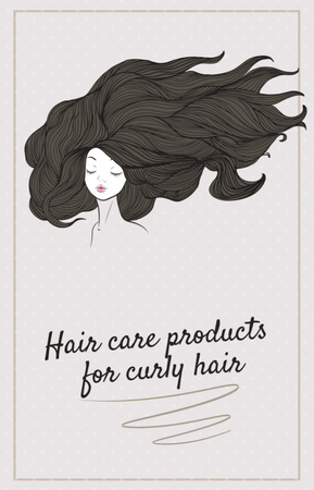 Ontwerpsjabloon van IGTV Cover van Hair Care Products Ad