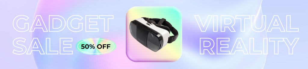 Modèle de visuel Gadgets Sale with Virtual Reality Glasses - Ebay Store Billboard