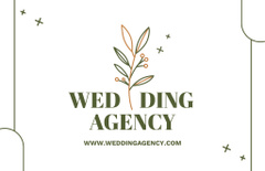 Wedding Agency Services with Green Branch