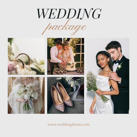 Ontwerpsjabloon van Instagram van Wedding Agency Service Offer