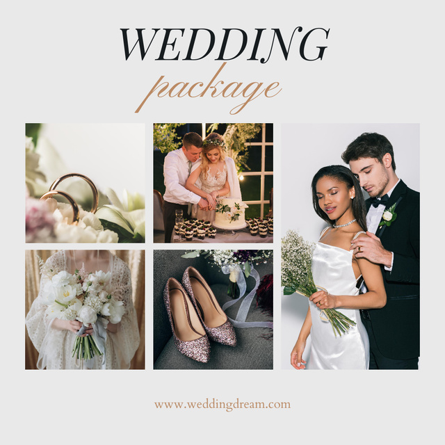 Wedding Agency Service Offer Instagram – шаблон для дизайну