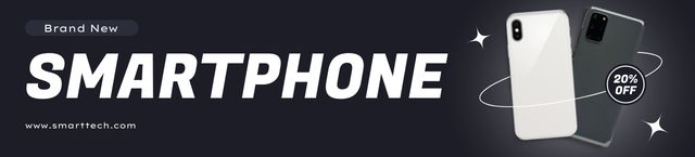 Selling Smartphones from New Brand Ebay Store Billboard – шаблон для дизайну