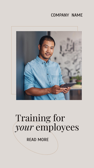 Platilla de diseño Job Training Announcement Instagram Video Story