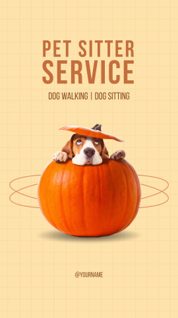 Pet Sitter Service Instagram Story Design Template