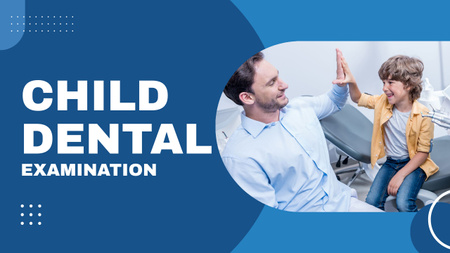 Offer of Child Dental Examination Youtube Thumbnail – шаблон для дизайну
