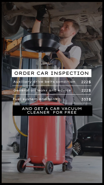 Special Present For Ordering Car Inspection TikTok Video tervezősablon