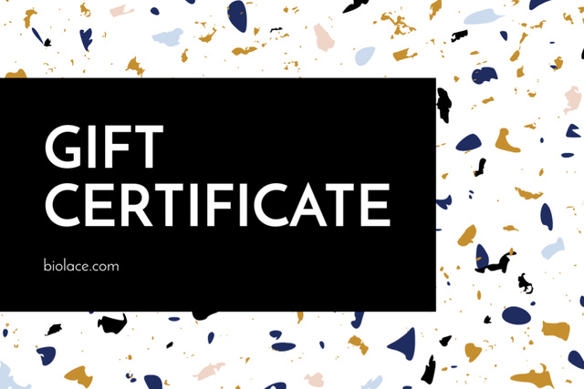 Szablon projektu Cosmetics Products Special Offer Gift Certificate