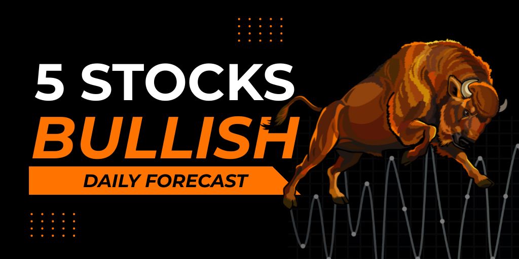 Daily Bullish Forecasts for Stock Trading Twitter tervezősablon