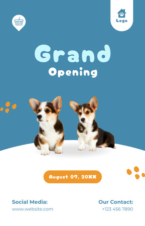 Plantilla de diseño de Gran Inauguración del Centro de Cuidado de Animales IGTV Cover 