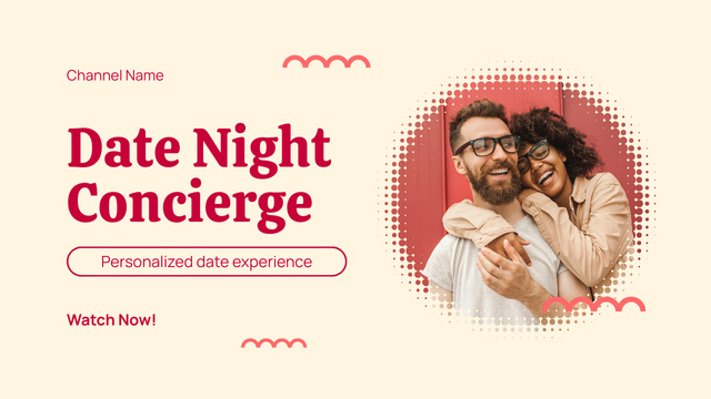 Modèle de visuel Date Night Event is Organized - Youtube Thumbnail