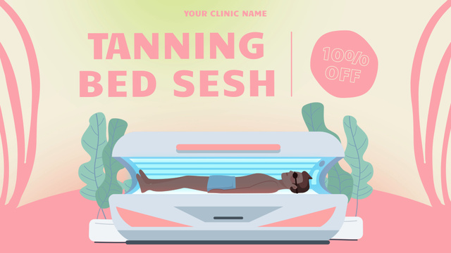 Discount on Tanning Bed Session Full HD video Design Template