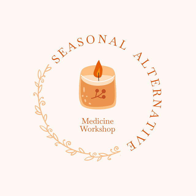 New Alternative Medicine Workshop Animated Logo Modelo de Design