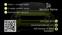 Car Repair Services with Luxury Green Automobile