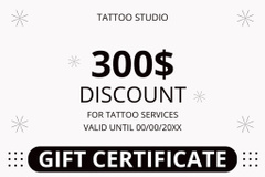 High Standard Tattoo Studio Service With Discount Offer