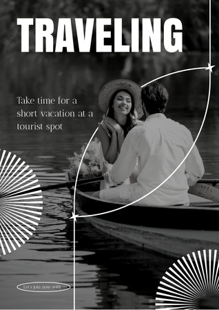 Traveling Poster Tasarım Şablonu
