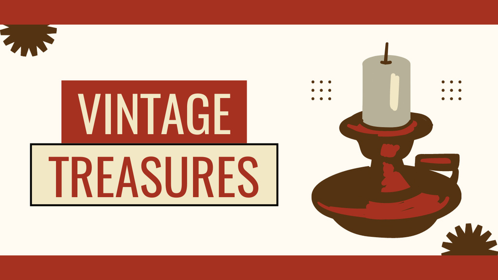 Rare Candlestick And Other Antique Treasures Youtube Thumbnailデザインテンプレート