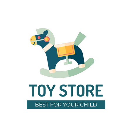 Child Toys Shop Animated Logo Design Template