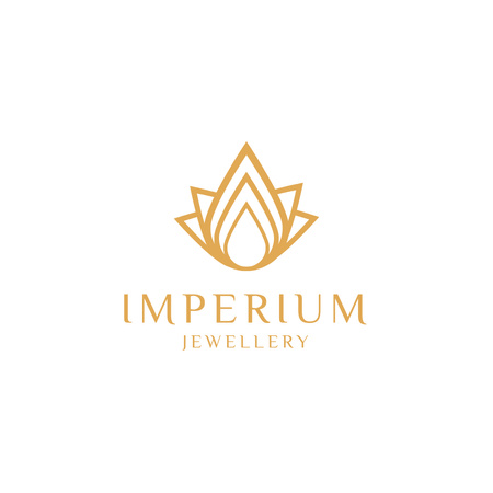 Premium Jewellery Advertisement Logo 1080x1080px Πρότυπο σχεδίασης