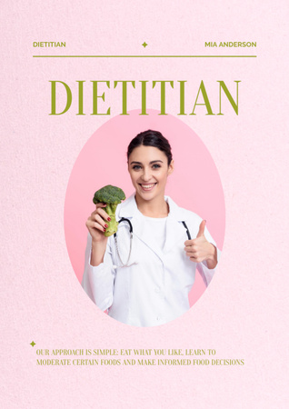 Dietitian Services Offer Flyer A4 tervezősablon