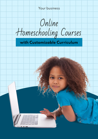 Home Education Ad Flyer A5 Design Template