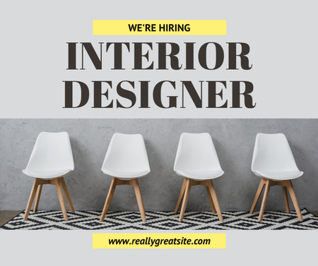 Interior Designer Vacancy Ad Facebook Design Template