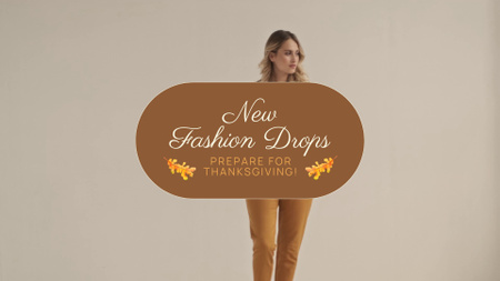 Thanksgiving Day And New Fall Outfits Offer Full HD video Design Template