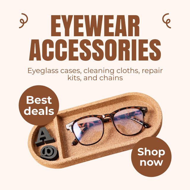 Platilla de diseño Best Deal on Stylish Eye Accessories Instagram