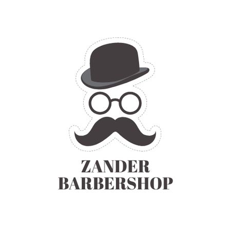 Barbershop Services Offer Logo tervezősablon
