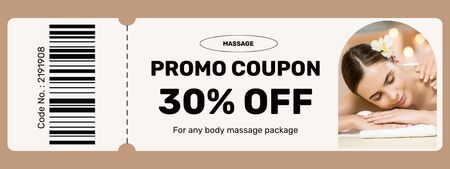 Szablon projektu Discount on Any Body Massage Packages Coupon