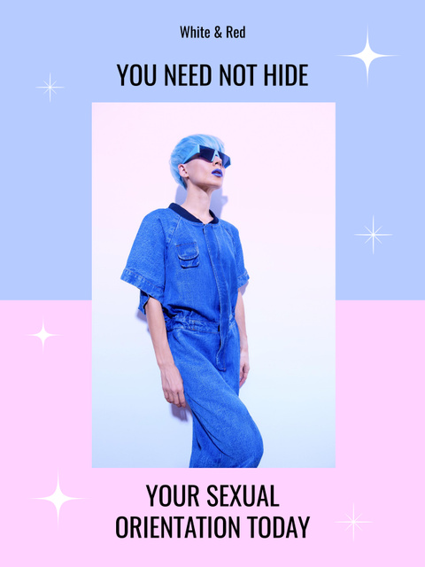 LGBT Community Invitation Poster US Tasarım Şablonu