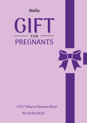 Gift for Pregnant Offer with Present Boxes and Bows